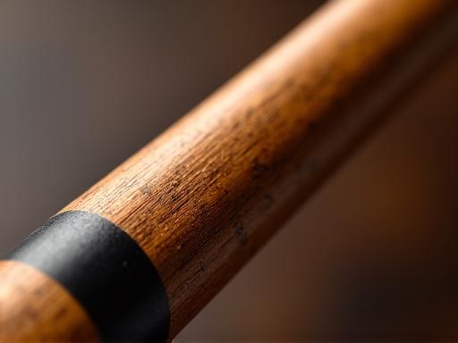 手作りのテンカラ竿の美しい木目